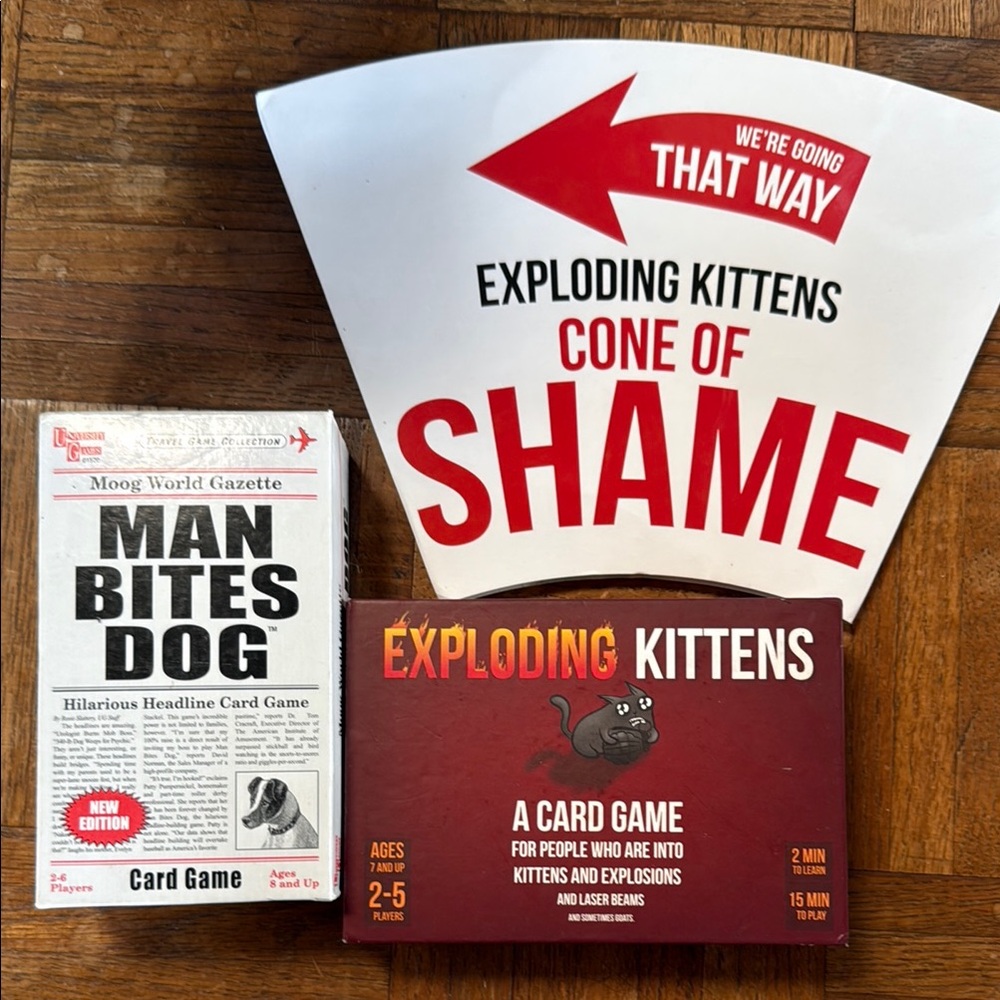 Exploding Kittens Card Game Set